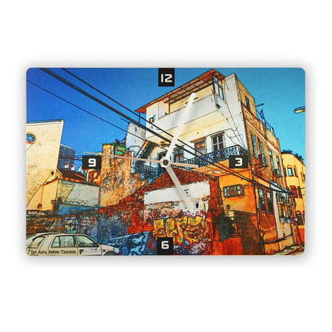 Wall Clock - Neve Tzedek Tel Aviv - 13 - Ofek Wertman tel aviv souvenirs Gift shop