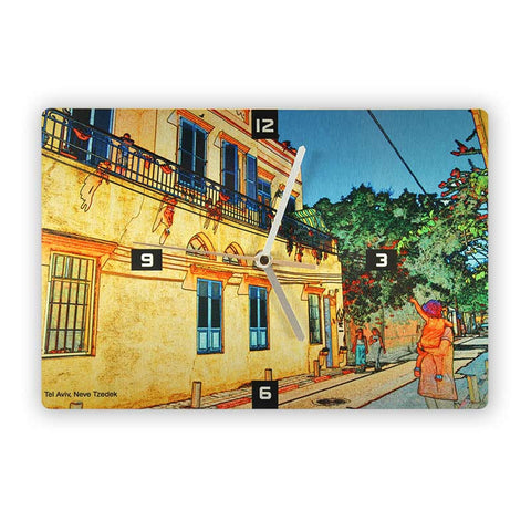 Wall Clock - Neve Tzedek Tel Aviv - 10 - Ofek Wertman tel aviv souvenirs Gift shop
