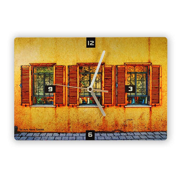 Wall Clock - Neve Tzedek Tel Aviv - 8 - Ofek Wertman tel aviv souvenirs Gift shop