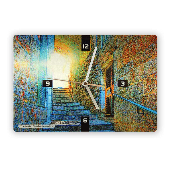 Wall Clock - Jewish Quarter (Jerusalem) 1 - Ofek Wertman tel aviv souvenirs Gift shop