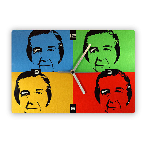 Golda Meir Wall Clock - Ofek Wertman tel aviv souvenirs Gift shop