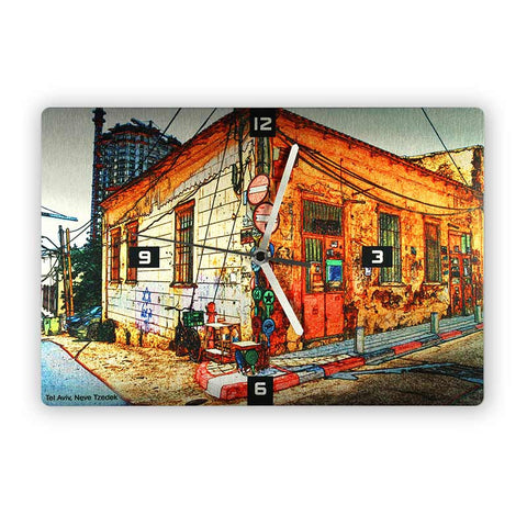 Wall Clock - Neve Tzedek Tel Aviv - 15 - Ofek Wertman tel aviv souvenirs Gift shop