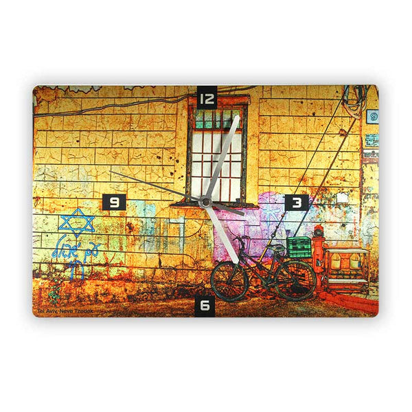 Wall Clock - Neve Tzedek Tel Aviv - 11 - Ofek Wertman tel aviv souvenirs Gift shop