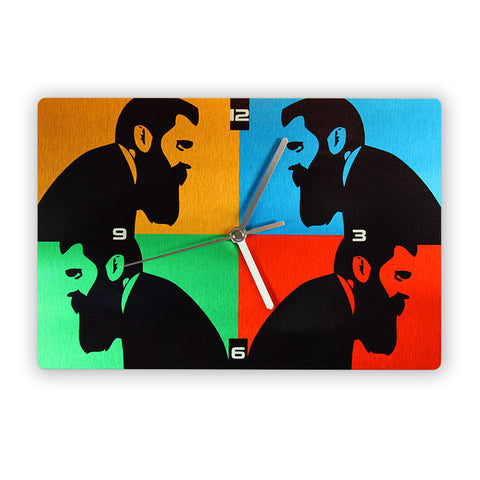Theoder Herzl Wall Clock - Ofek Wertman tel aviv souvenirs Gift shop