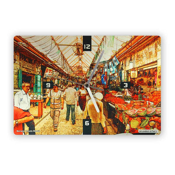 Mahane Yehuda Market Wall Clock - 4 - Ofek Wertman tel aviv souvenirs Gift shop