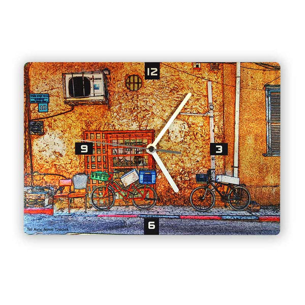 Wall Clock - Neve Tzedek Tel Aviv - 2 - Ofek Wertman tel aviv souvenirs Gift shop