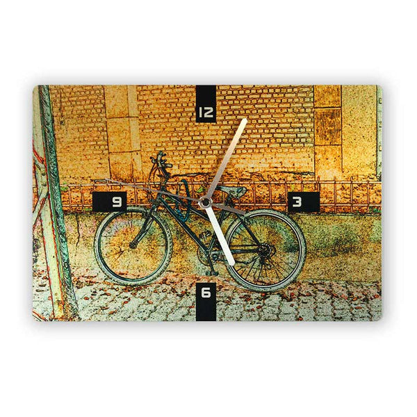 Wall Clock - bicycle in melchett street tel aviv - Ofek Wertman tel aviv souvenirs Gift shop