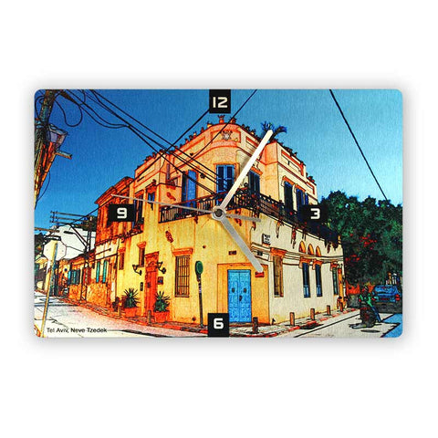 Wall Clock - Neve Tzedek Tel Aviv - 6 - Ofek Wertman tel aviv souvenirs Gift shop