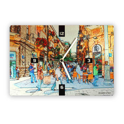 Wall Clock - Ben Yehuda Street (Jerusalem) - Ofek Wertman tel aviv souvenirs Gift shop