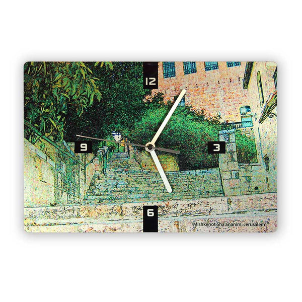 Wall Clock - Mishkenot Sha'ananim Jerusalem - Ofek Wertman tel aviv souvenirs Gift shop