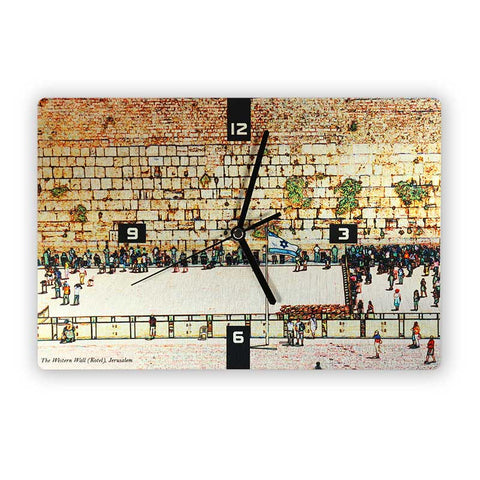 Wall Clock - Jerusalem Kotel - Ofek Wertman tel aviv souvenirs Gift shop