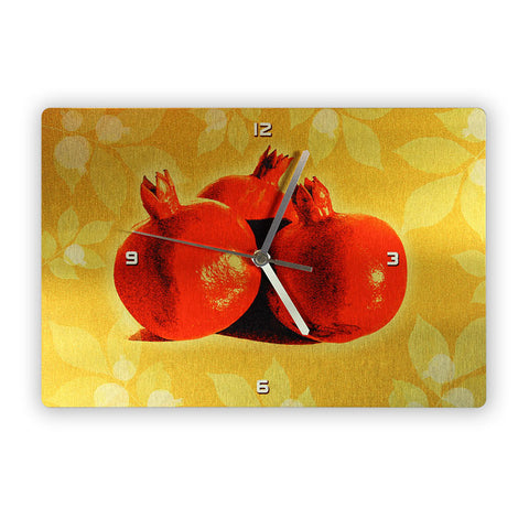 Wall Clock - pomegranats - Ofek Wertman tel aviv souvenirs Gift shop