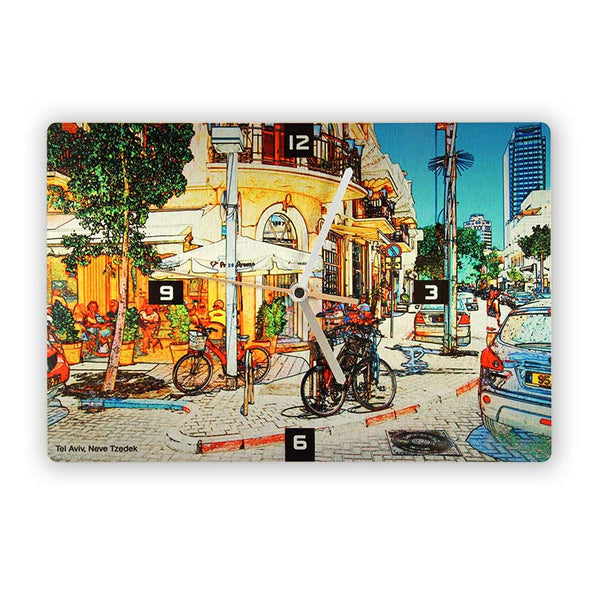 Wall Clock - Neve Tzedek Tel Aviv - 9 - Ofek Wertman tel aviv souvenirs Gift shop