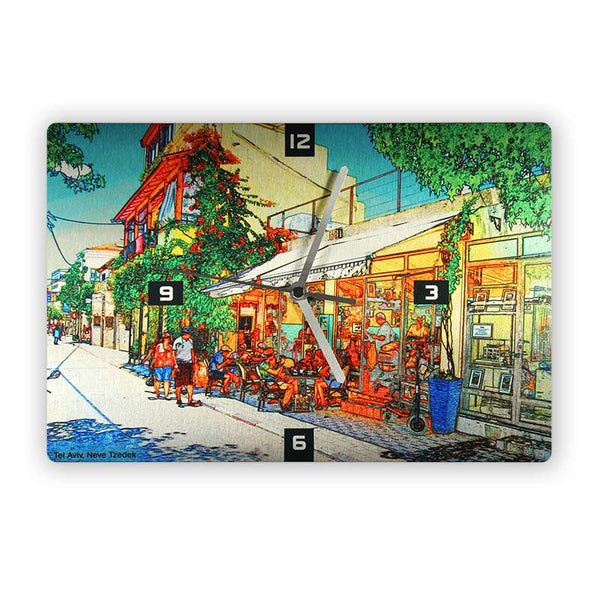 Wall Clock - Neve Tzedek Tel Aviv - 14 - Ofek Wertman tel aviv souvenirs Gift shop