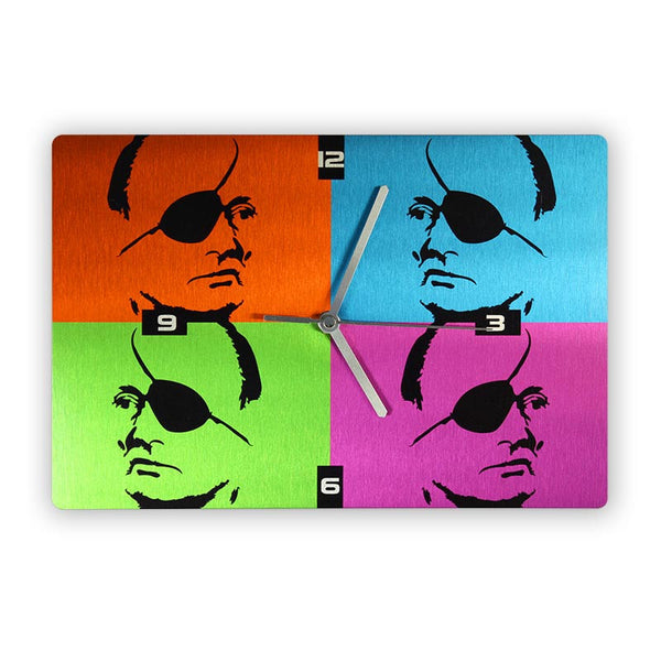 Moshe Dayan Wall Clock - 3 - Ofek Wertman tel aviv souvenirs Gift shop