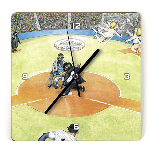 Martin Holt Baseball Wooden Wall Clock