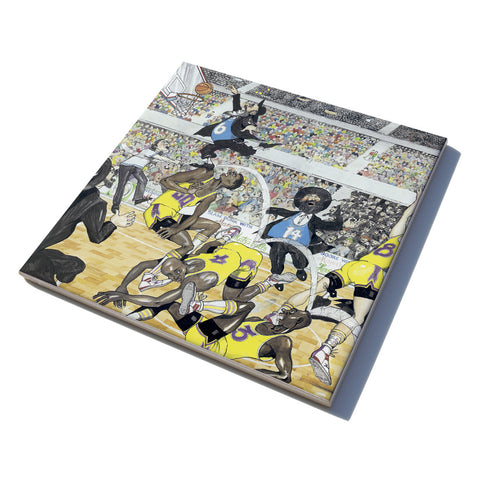 Martin Holt Basketball Ceramic Trivet