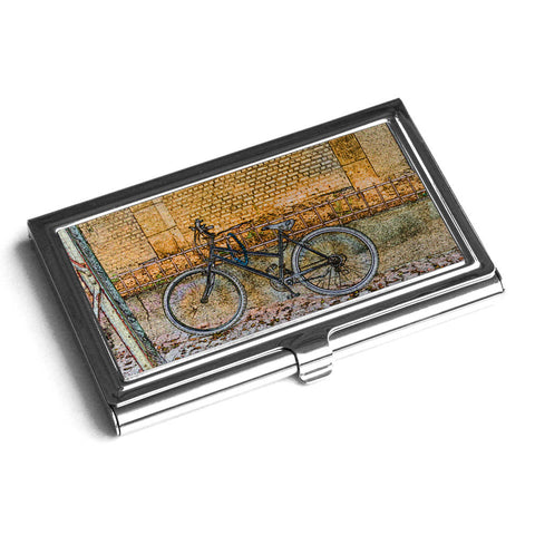 Business card Holder - bicycle in melchett street tel aviv - Ofek Wertman tel aviv souvenirs Gift shop