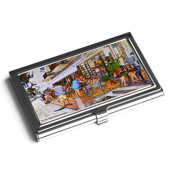 Business card Holder - 12 Rothschild Boulevard Cafe - Tel Aviv - Ofek Wertman tel aviv souvenirs Gift shop