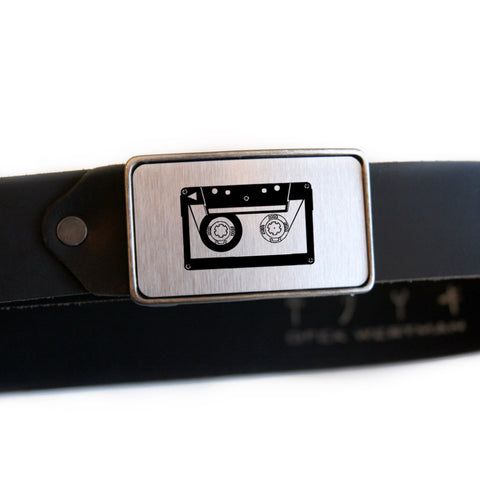 Cassette Buckle & Belt - Ofek Wertman tel aviv souvenirs Gift shop