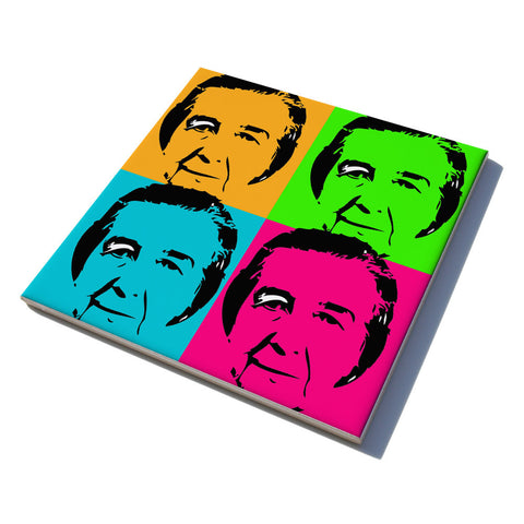 Ceramic Trivet - Golda Meir - Ofek Wertman tel aviv souvenirs Gift shop