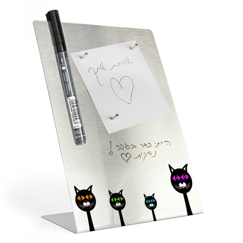 Desktop Memo Board - Cats - Ofek Wertman tel aviv souvenirs Gift shop