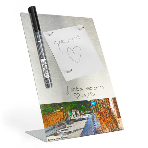 Desktop Memo Board - Neve Tzedek Tel Aviv - 1 - Ofek Wertman tel aviv souvenirs Gift shop