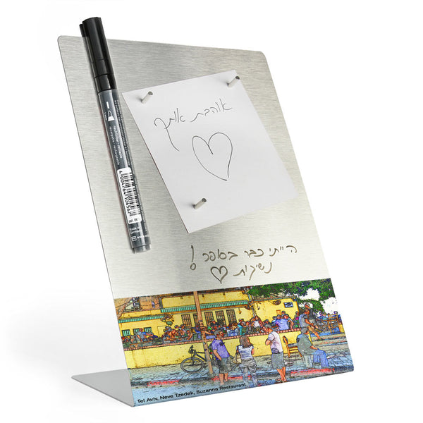 Desktop Memo Board - cafe suzanna tel aviv - 1 - Ofek Wertman tel aviv souvenirs Gift shop