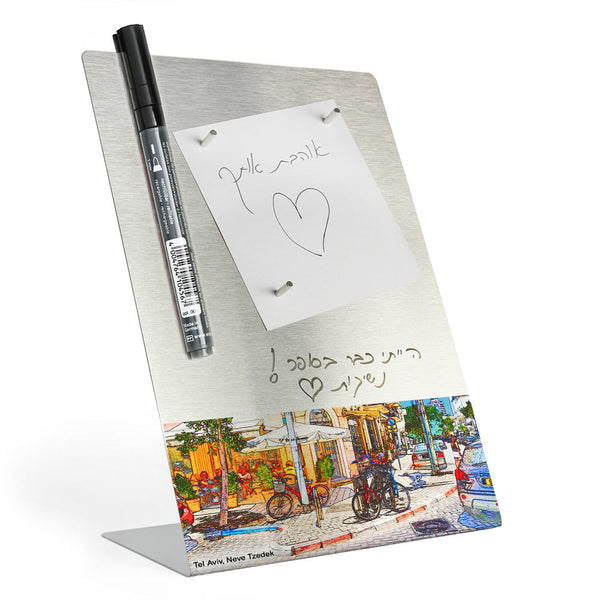 Desktop Memo Board - Neve Tzedek Tel Aviv - 6 - Ofek Wertman tel aviv souvenirs Gift shop