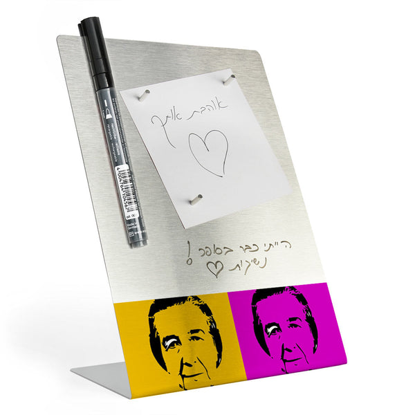 Desktop Memo Board - Golda Meir - Ofek Wertman tel aviv souvenirs Gift shop