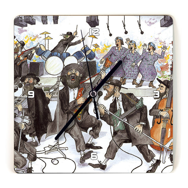 Martin Holt Heavy Metal Wooden Wall Clock