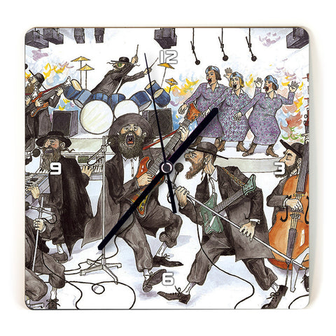 Martin Holt Heavy Metal Wooden Wall Clock