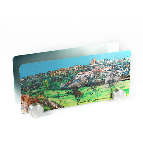 Letter / Napkin Holder - Gehenna - Valley of the Son of Hinnom - Ofek Wertman tel aviv souvenirs Gift shop