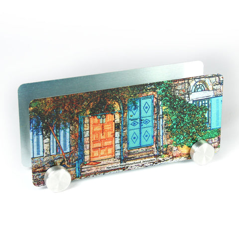 Letter / Napkin Holder - Nahlaot neighborhood Jerusalem 2 - Ofek Wertman tel aviv souvenirs Gift shop