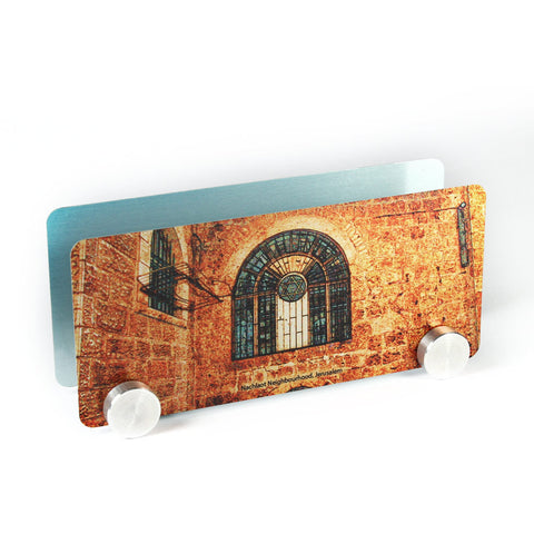 Letter / Napkin Holder - Nahlaot neighborhood Jerusalem 3 - Ofek Wertman tel aviv souvenirs Gift shop