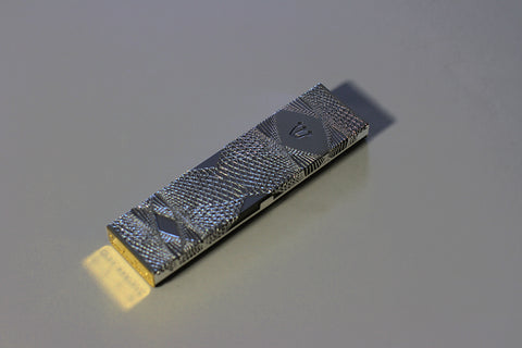 Mezuzah - Wired 17 - 24K Gold/Silver Coated - Ofek Wertman tel aviv souvenirs Gift shop