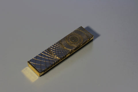 Mezuzah - Wired 1 - 24K Gold/Silver Coated - Ofek Wertman tel aviv souvenirs Gift shop