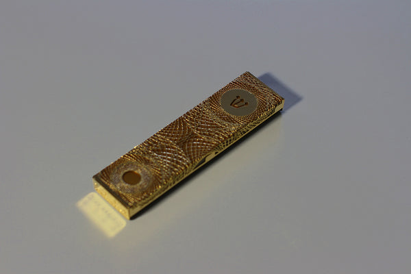 Mezuzah - Wired 11 - 24K Gold/Silver Coated - Ofek Wertman tel aviv souvenirs Gift shop