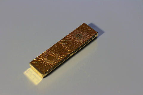 Mezuzah - Wired 5 - 24K Gold/Silver Coated - Ofek Wertman tel aviv souvenirs Gift shop