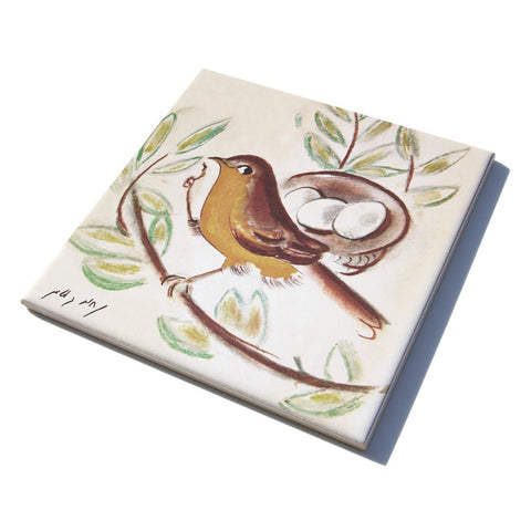 Ceramic Trivet by Nahum Gutman - 13 - Ofek Wertman tel aviv souvenirs Gift shop