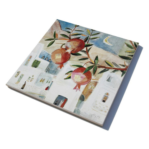 Ceramic Trivet by Nahum Gutman - 4 - Ofek Wertman tel aviv souvenirs Gift shop