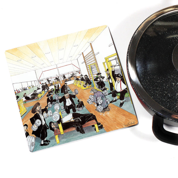 Martin Holt Oyrobics Wooden Trivet