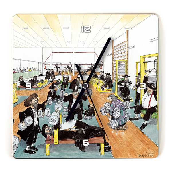 Martin Holt Oyrobics Wooden Wall Clock