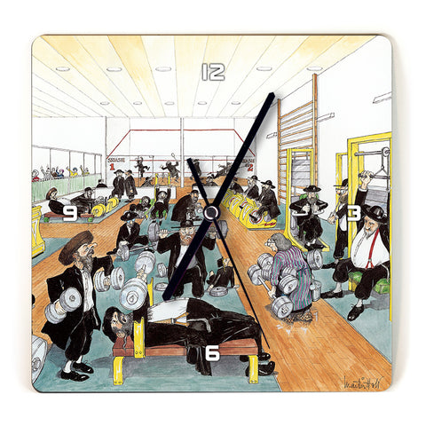 Martin Holt Oyrobics Wooden Wall Clock