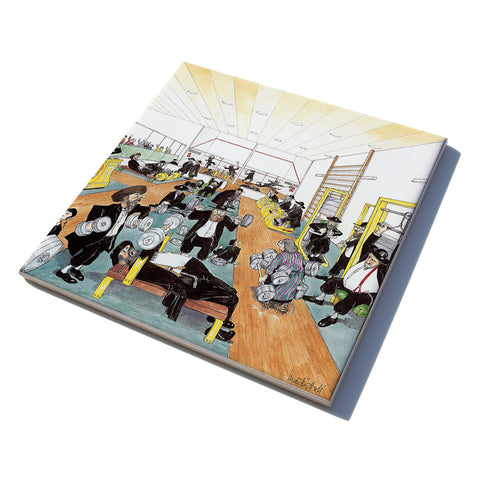 Martin Holt Oyrobics Ceramic Trivet