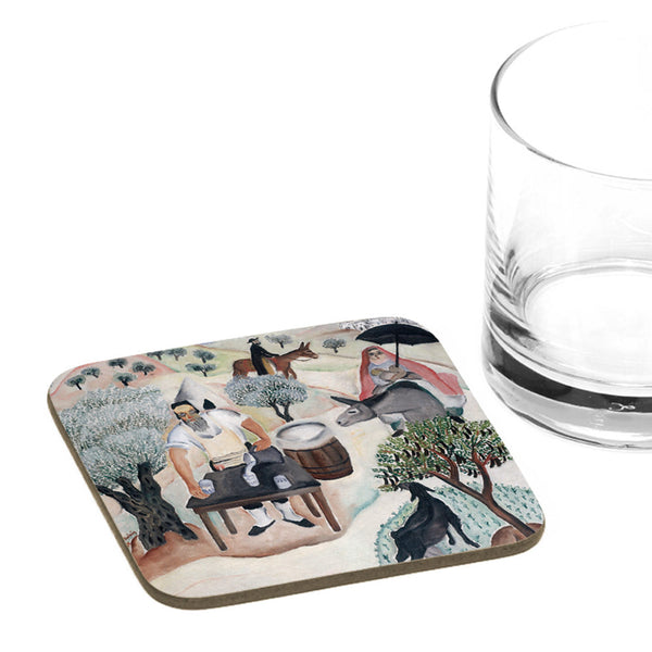 Coaster - The Road to Meron - by Reuven Rubin - Ofek Wertman tel aviv souvenirs Gift shop