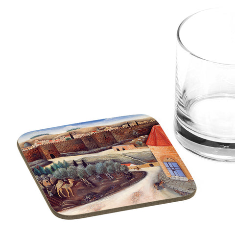 Coaster - Herod's Gate - by Reuven Rubin - Ofek Wertman tel aviv souvenirs Gift shop