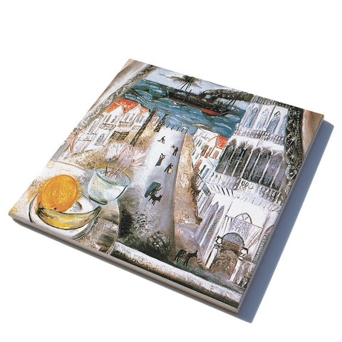 Ceramic Trivet - Yona Hanavi Street Tel Aviv - by Reuven Rubin - Ofek Wertman tel aviv souvenirs Gift shop