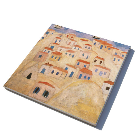 Ceramic Trivet - Tel Aviv - by Reuven Rubin - Ofek Wertman tel aviv souvenirs Gift shop