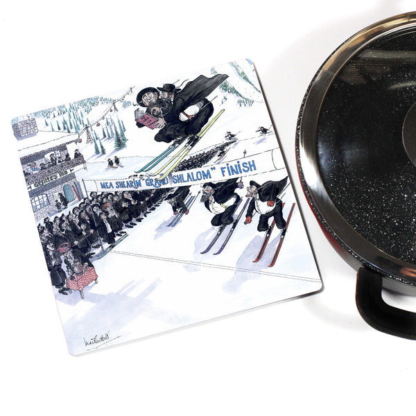 Martin Holt Ski Wooden Trivet